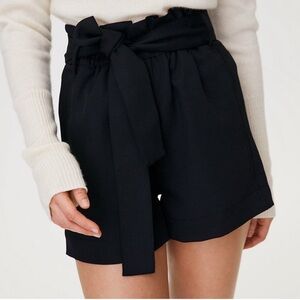 Aritzia Wilfred Black High Waist Shorts